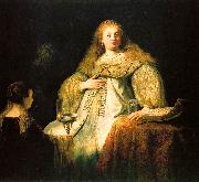 REMBRANDT Harmenszoon van Rijn Artemisia oil painting